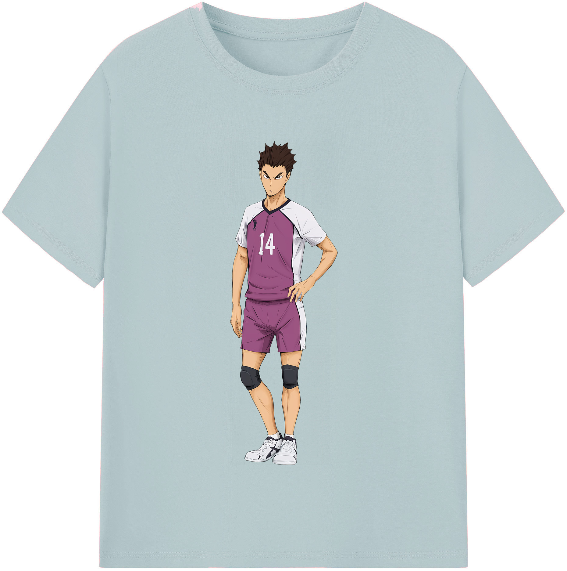 （画像用） ハイキュー!! Haikyu!! 綿100％半袖Tシャツ（フロントプリント）
